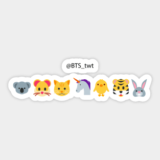 BTS TWITTER Emoji Sticker